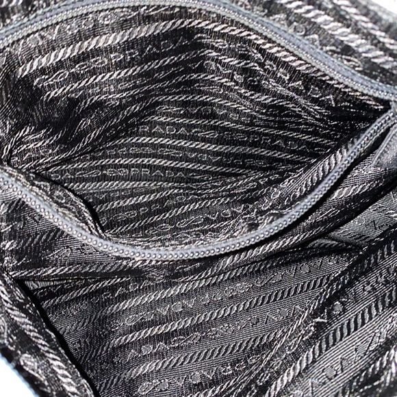 Vintage Prada Tessuto Metallo Ardesia Bag - Picture 9 of 13